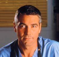 George Clooney mira a las cabras