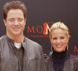 Brendan Fraser y Maria Bello