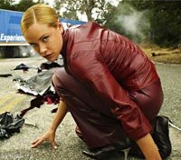 Kristanna Loken en una parodia de ‘Gladiator’