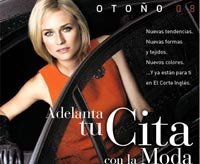 Diane Kruger, chica El Corte Inglés