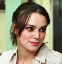 Keira Knightley se queda sola en casa