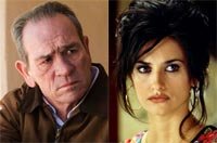 Penélope Cruz, Tommy Lee Jones y el polo