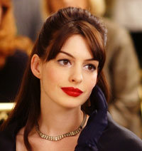 Anne Hathaway en "Desayuno con diamantes"