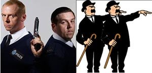 Pegg y Frost serán Hernández y Fernández