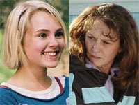 Melissa Leo, AnnaSophia Robb y el niño del 11-S