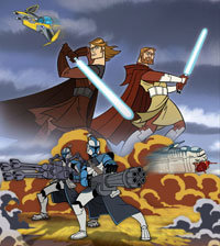 La nueva serie animada de "La guerra de las galaxias"