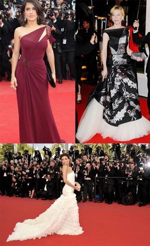 Eva Longoria, Salma Hayek y Cate Blanchett lucen palmito