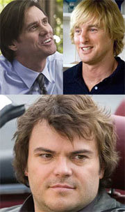 Jim Carrey, Jack Black y Owen Wilson en la adaptación de un libro infantil