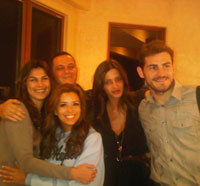 Eva Longoria cena a la española con Casillas