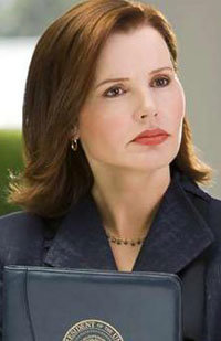 Geena Davis contratada por "gobernator"