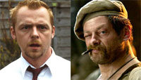 Simon Pegg y Andy Serkis en lo último de John Landis