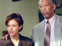 Morgan Freeman, Ashley Judd y un delfín en apuros