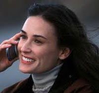 Demi Moore pelea en una boda