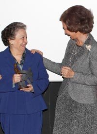 Maria Galiana galardonada por la reina