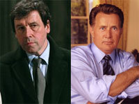 Martin Sheen y Stephen Rea juntos con la feligresía