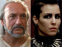 Noomi Rapace y Ben Kingsley en el viaje de Drácula