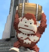 El Comecocos, Donkey Kong y los Space Invaders destruyen Nueva York