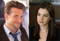 Anne Hathaway y Bradley Cooper en la nueva película de David O. Russell