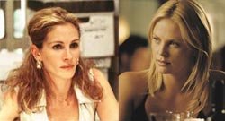 Julia Roberts y Charlize Theron, madrastras de Blancanieves en dos filmes distintos
