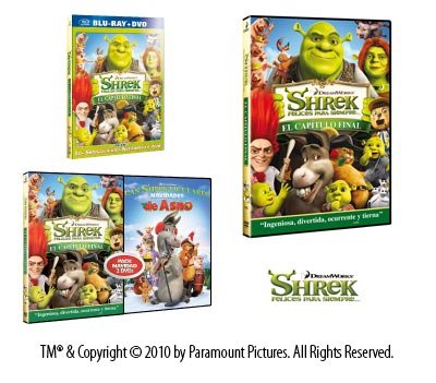 Sorteo "Shrek, felices para siempre"