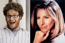 Barbra Streisand y Seth Rogen serán madre e hijo 