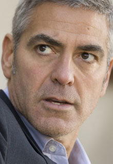 George Clooney contrajo la malaria