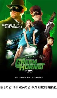 Sorteo "The Green Hornet 3D"