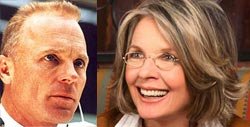 Diane Keaton y Ed Harris en un film romántico