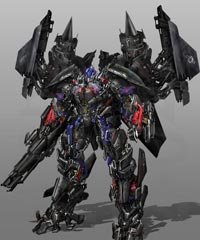 Optimus Prime consigue sus alas