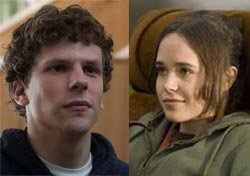 Jesse Eisenberg y Ellen Page, fichados por Woody Allen