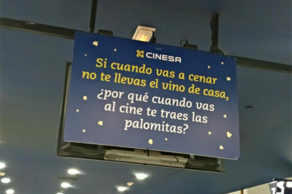 Cinesa recula por una polémica campaña publicitaria