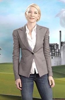 Cate Blanchett, a favor del impuesto ecológico