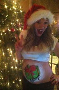 Hilary Duff y su regalo de Navidad