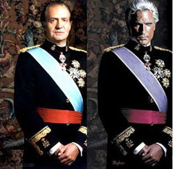 Magneto se viste como Juan Carlos I