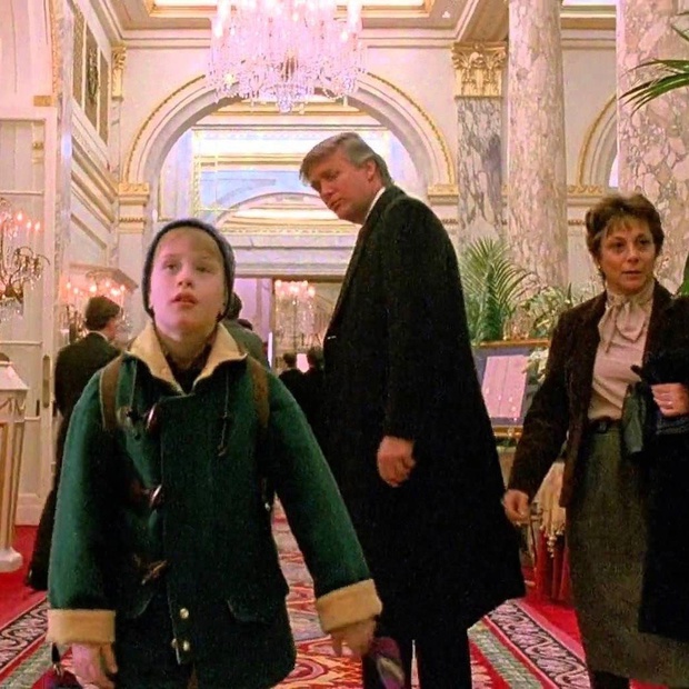 Donald Trump Solo en casa 2 Macaulay Culkin