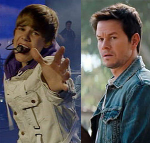 “Papá” Mark Wahlberg da consejos a Justin Bieber: pantalones arriba, y nada de marihuana