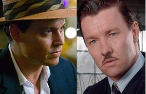Johnny Depp y el recluso en fuga Joel Edgerton
