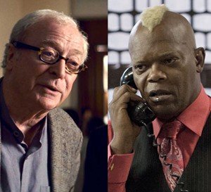 Michael Caine, mayordomo de Samuel L. Jackson