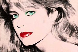 Ryan O’Neal y el retrato de Farrah Fawcett que pintó Andy Warhol