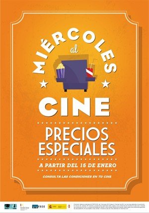 "Los miércoles al cine" por 3,90 euros desde el 15 de enero