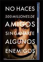 Cartel audaz para “La red social”