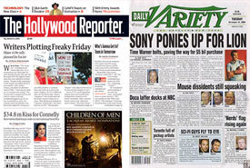 La prensa se mueve en Hollywood