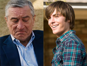 Robert De Niro y Zac Efron serán abuelo y nieto en la pantalla