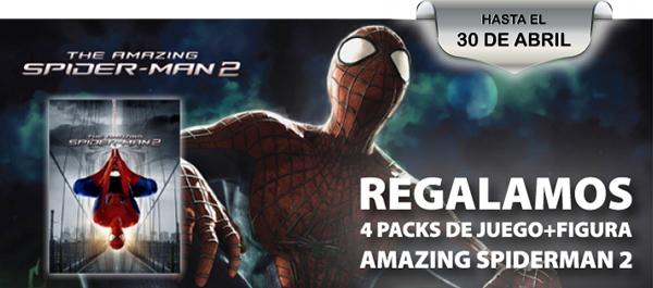 SORTEO DE 4 PACKS DE VIDEOJUEGO Y MUÑECO DE THE AMAZING SPIDER-MAN 2