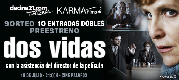 <h1 class="titulo"><strong><span style="font-size: large;">SORTEO DE 10 ESTRADAS DOBLES PARA EL PREESTRENO DE DOS VIDAS</span></strong></h1>