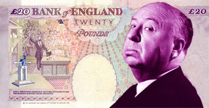 Alfred Hitchcock o Charles Chaplin podrían figurar en los próximos billetes de 20 libras en Reino Unido