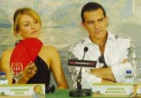 Antonio Banderas, Cameron Díaz, Justin Timberlake, Chris Miller y Jefrey Katzenberg: a propósito de "Shrek tercero"