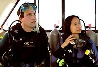 Chris Kentis y Laura Lau, o el peligro de rodar entre tiburones en "Open Water"