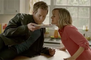 Huevos con (Kevin) Bacon en un anuncio