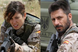 Hugo Silva y Blanca Suárez se alistan en las fuerzas de élite del ejército español